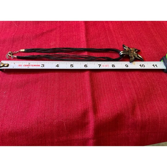 Pretty blown glass starfish necklace with matching earrings set: Handmade - Picture 9 of 9